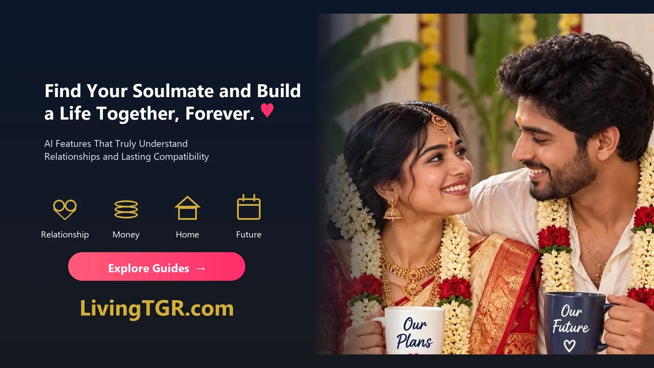 A South Indian couple planning their life together
